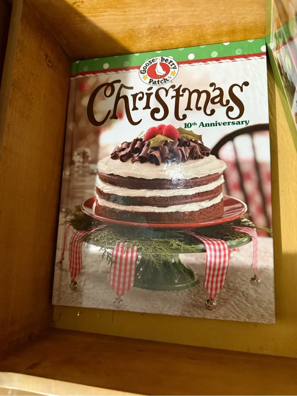 Gooseberry Patch Christmas Cookbook Set - Green & Red